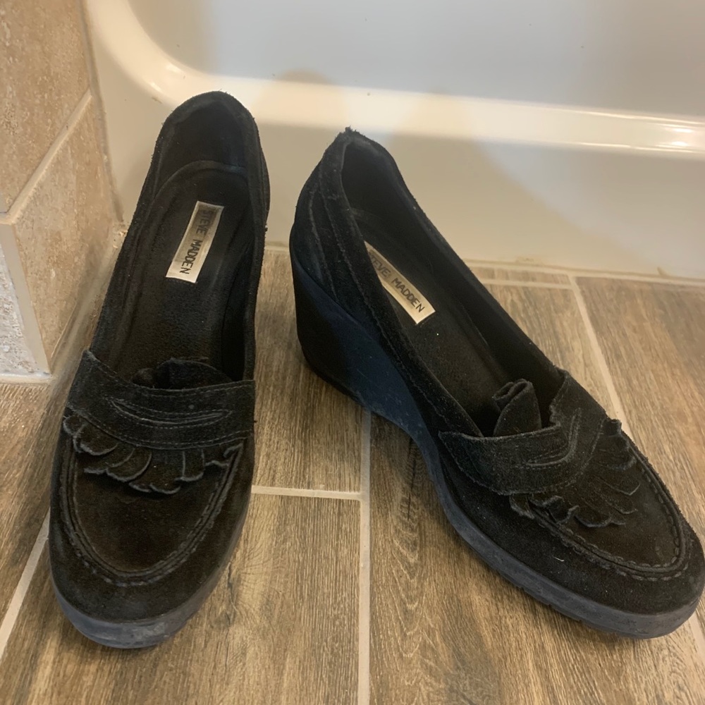 Steve Madden 5” wedge moccasins